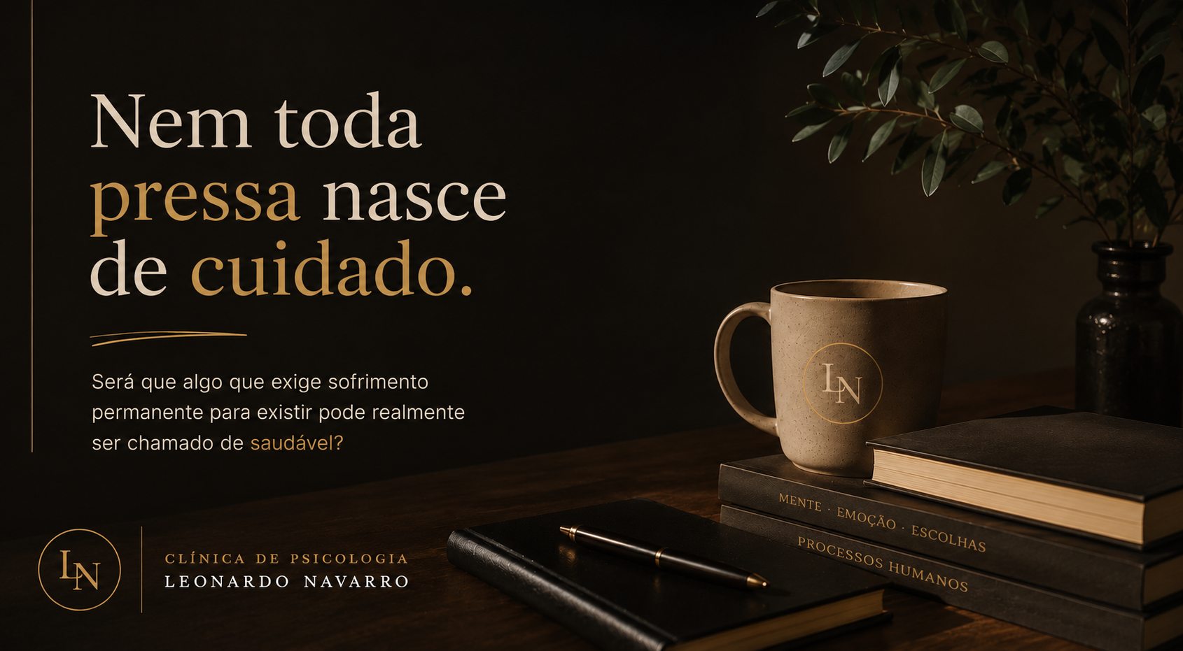Se é pela saúde, por que a pressa? 